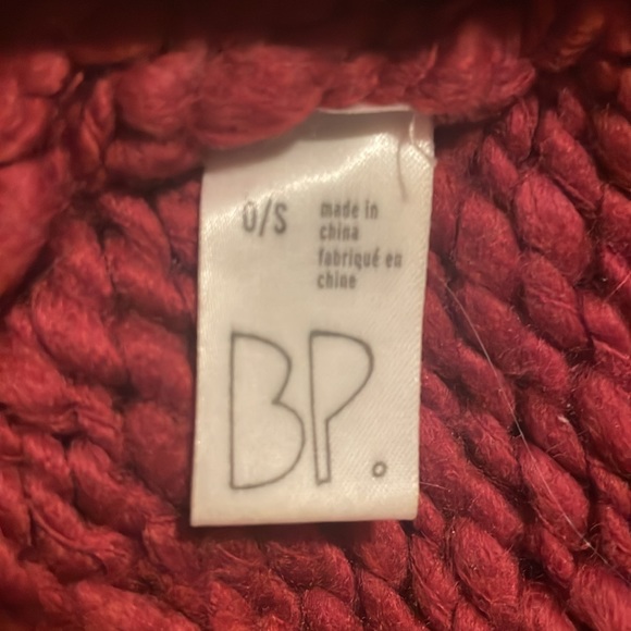 BP Nordstrom bought burgundy infinity scarf 🧣 with fringe. Perfect condition. - Picture 4 of 5